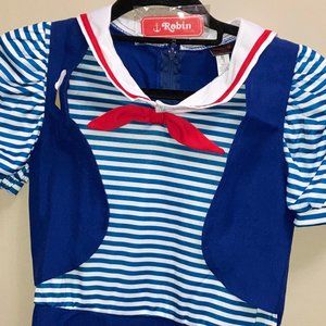 **FREE WITH ANY PURCHASE** SCOOPS AHOY ROBIN COSTUME (Children's Large)